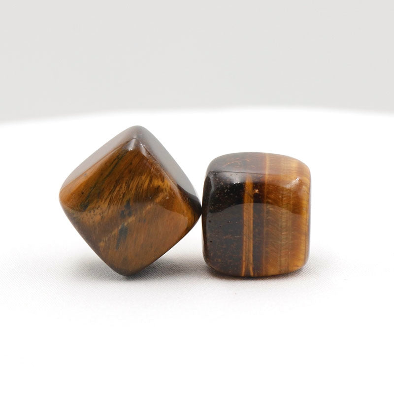 Mini Crystal 15mm Cube Carvings GEMROCKY-Carvings-Tiger Eye Stone-