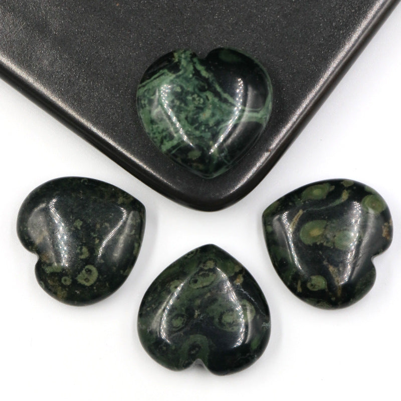 Mini Crystal 25mm Heart Carvings GEMROCKY-Carvings-Kambaba Jasper-