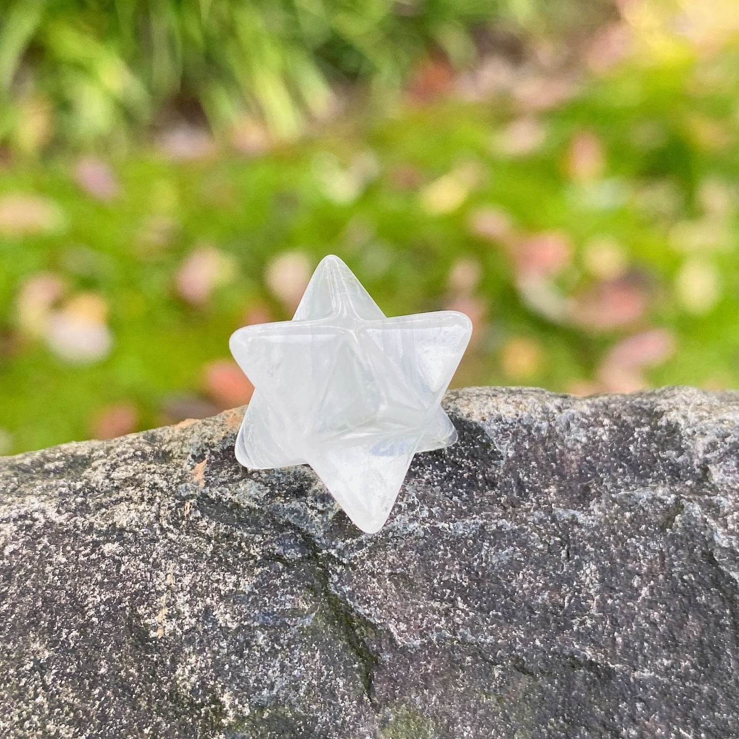 Mini Crystal 2cm Merkabah Carvings GEMROCKY-Carvings-Clear Quartz-