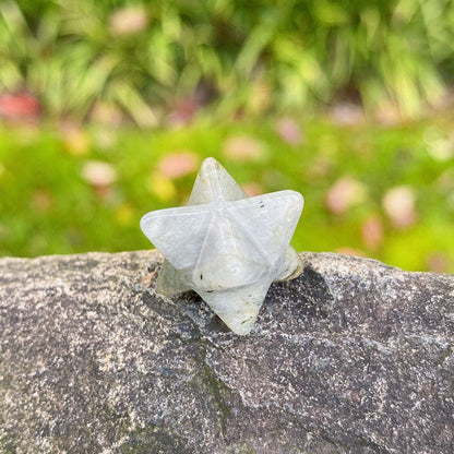 Mini Crystal 2cm Merkabah Carvings GEMROCKY-Carvings-Labradorite-