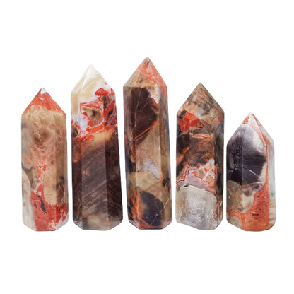 Money Agate Point Wands GEMROCKY-Point Wands-