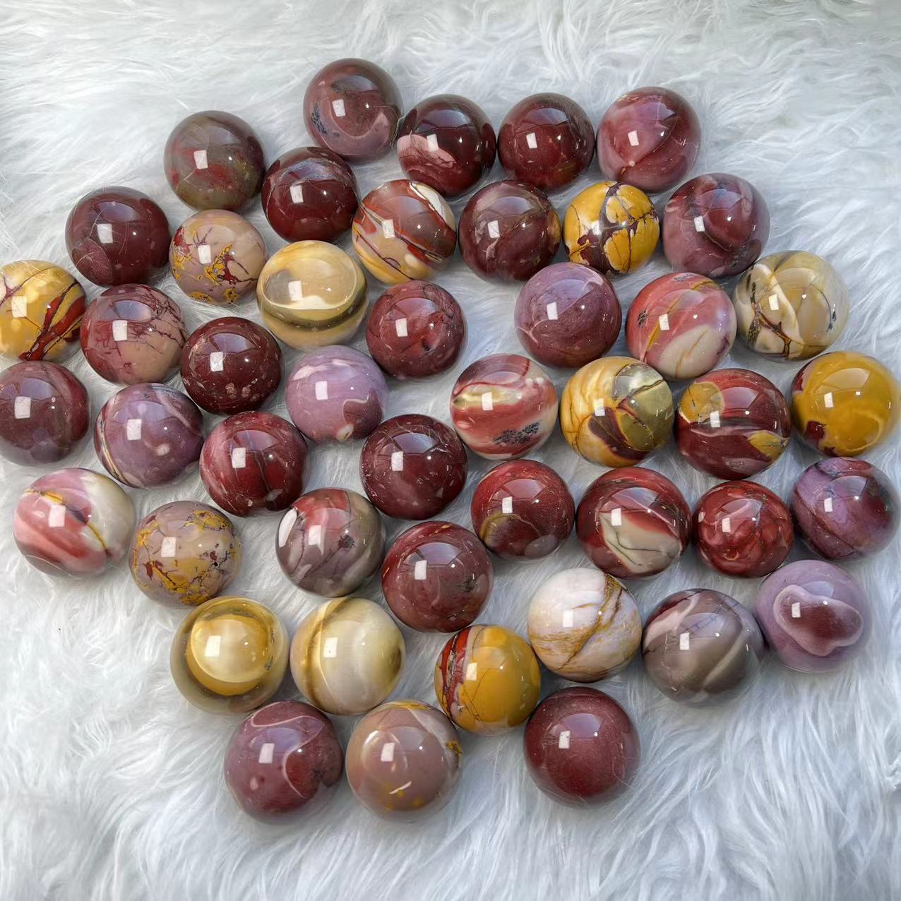 Mookaite Jasper Spheres GEMROCKY-Spheres-