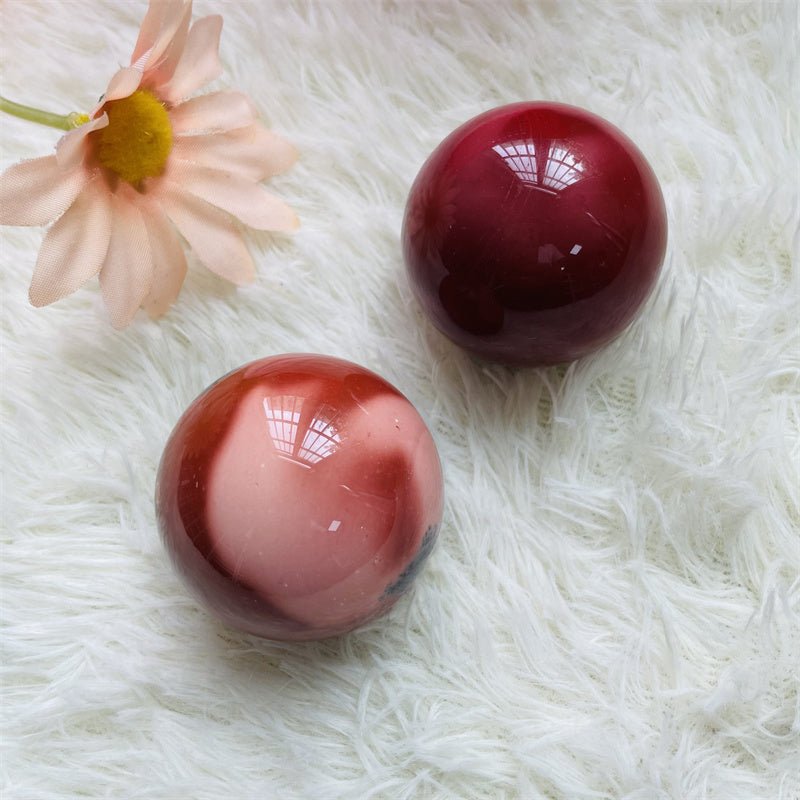 Mookaite Jasper Spheres GEMROCKY-Spheres-