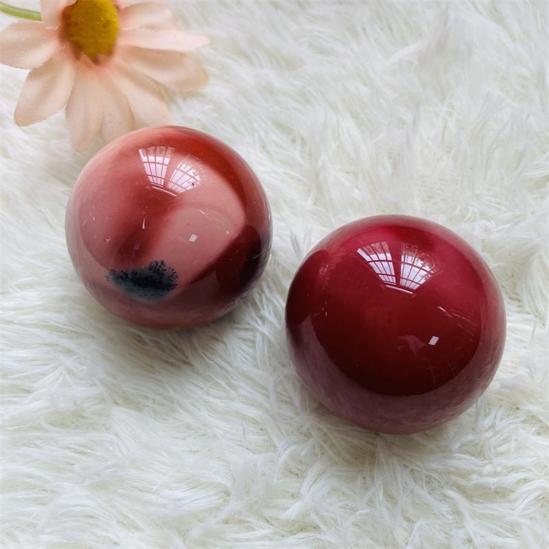 Mookaite Jasper Spheres GEMROCKY-Spheres-