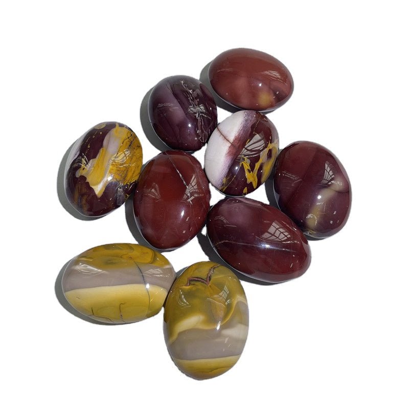 Mookaite Palm Stones GEMROCKY-Carvings-