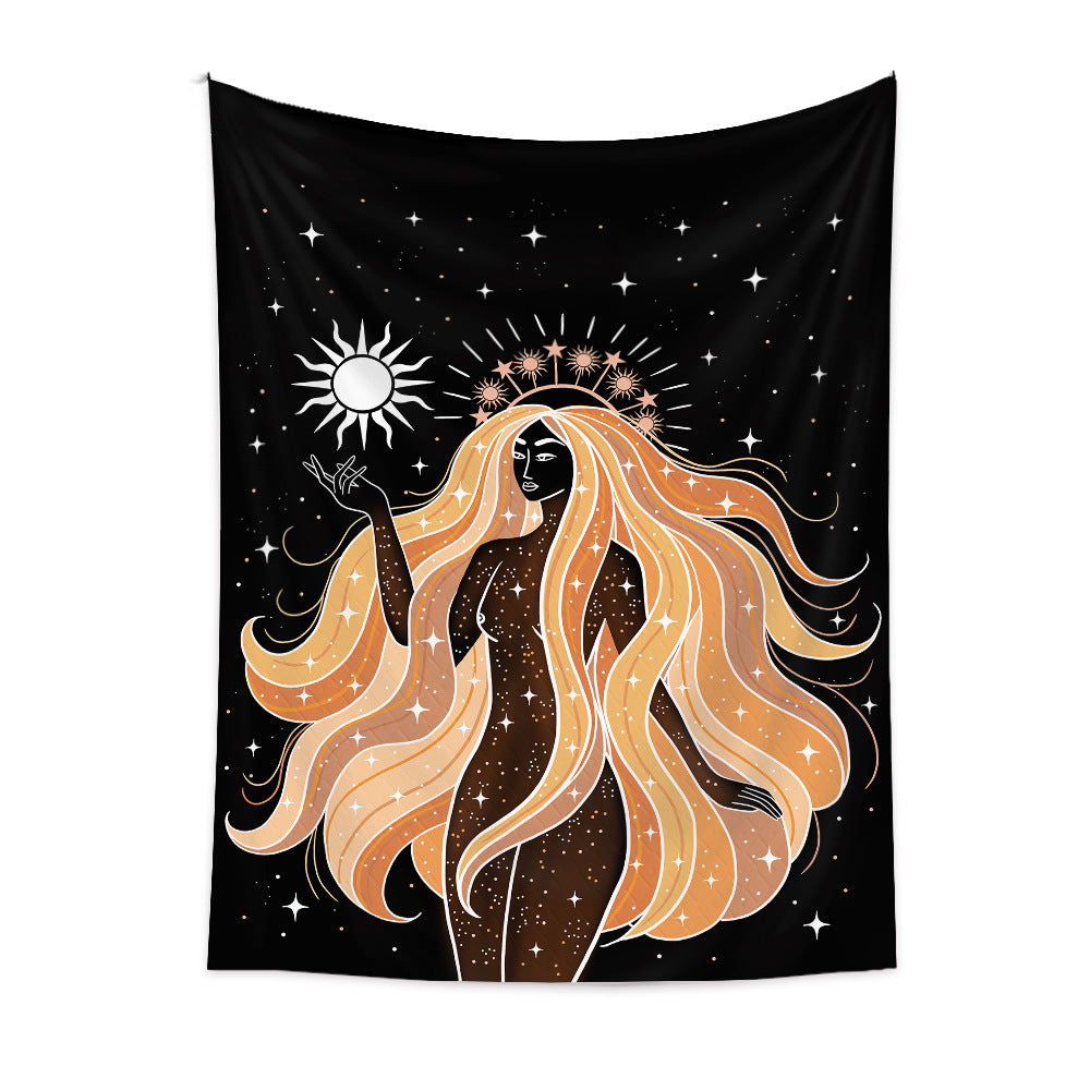 Moon Goddess Background Cloth Decor Tapestry GEMROCKY-Decoration-73*95cm-1-