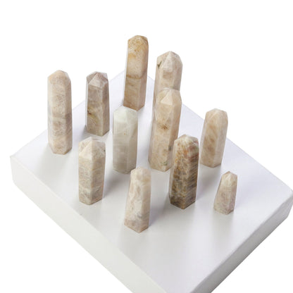 Moonstone Point Wands GEMROCKY-Point Wands-