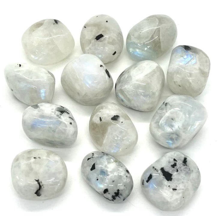 Moonstone Tumble Stones GEMROCKY-Tumbles-
