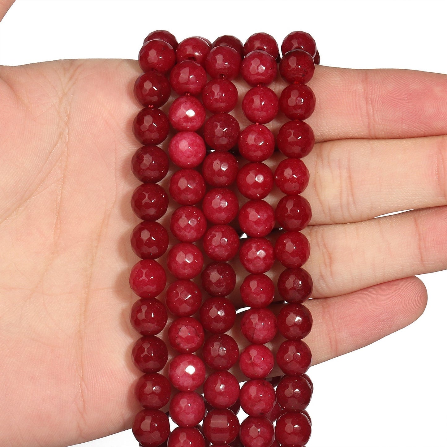 Multi Materials Sizes of Crystal Bead Strands GEMROCKY-Bracelets-