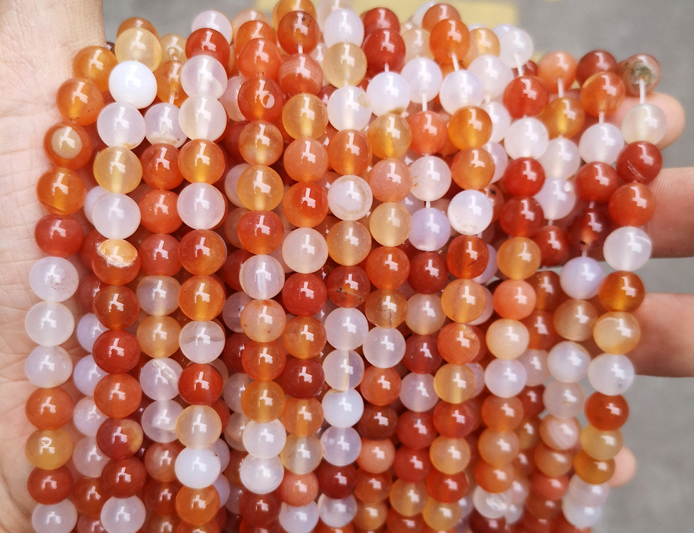 Multi Materials Sizes of Crystal Bead Strands GEMROCKY-Bracelets-Carnelian-4-