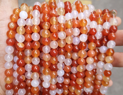 Multi Materials Sizes of Crystal Bead Strands GEMROCKY-Bracelets-Carnelian-4-