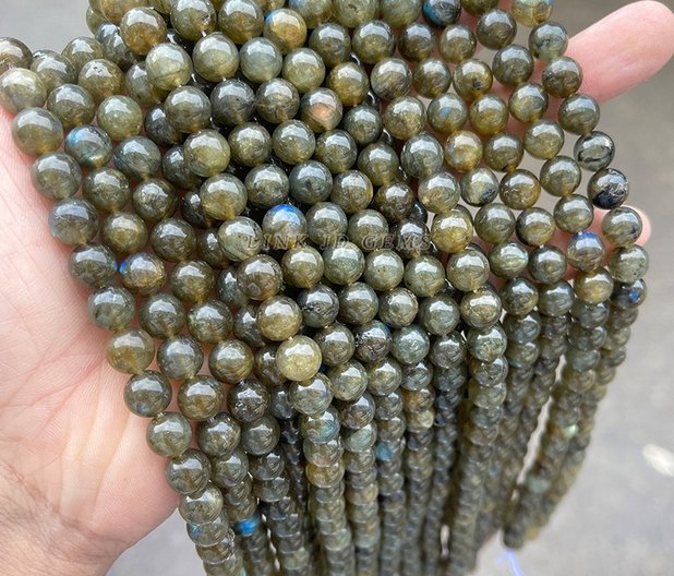 Multi Materials/Sizes of Crystal Bead Strands GEMROCKY-Bracelets-Labradorite-4-