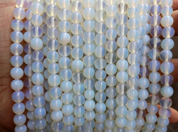 Multi Materials/Sizes of Crystal Bead Strands GEMROCKY-Bracelets-Opalite-4-