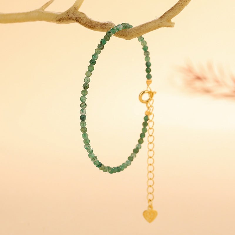 Natural Green Mica 2.5mm Facet Bracelets GEMROCKY-Jewelry-