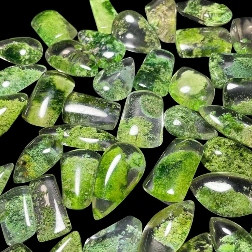 Natural Green Phantom Quartz Irregular Pendants GEMROCKY-Jewelry-Pendant-