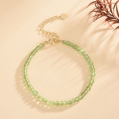 Natural Peridot Ethnic Style Bracelets GEMROCKY-Jewelry-