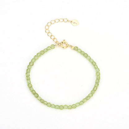 Natural Peridot Ethnic Style Bracelets GEMROCKY-Jewelry-