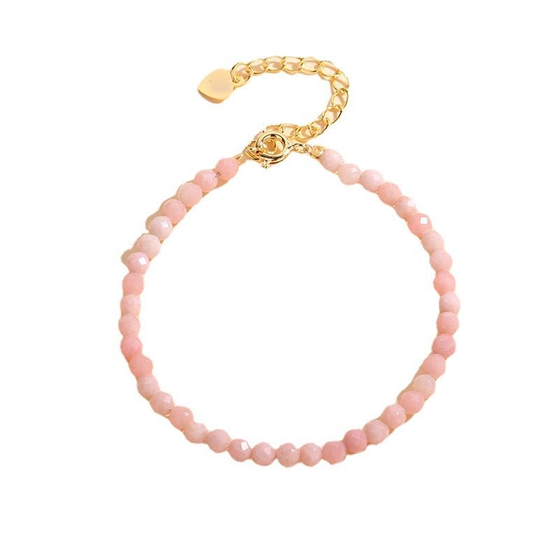 Natural Pink Opal Ethnic Style Facet Bracelets GEMROCKY-Jewelry-