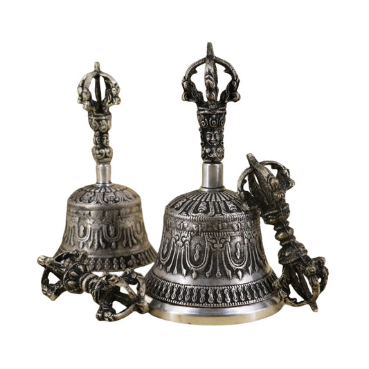 Nepal Vajra Bell Pestle Five-Strand Artifact Bell Home Decor Ornaments GEMROCKY-Decoration-