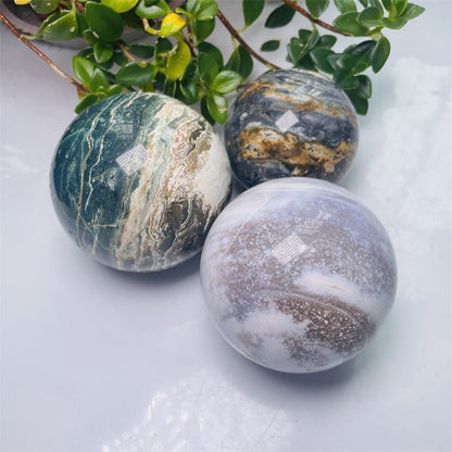 Ocean Jasper Spheres GEMROCKY-Spheres-