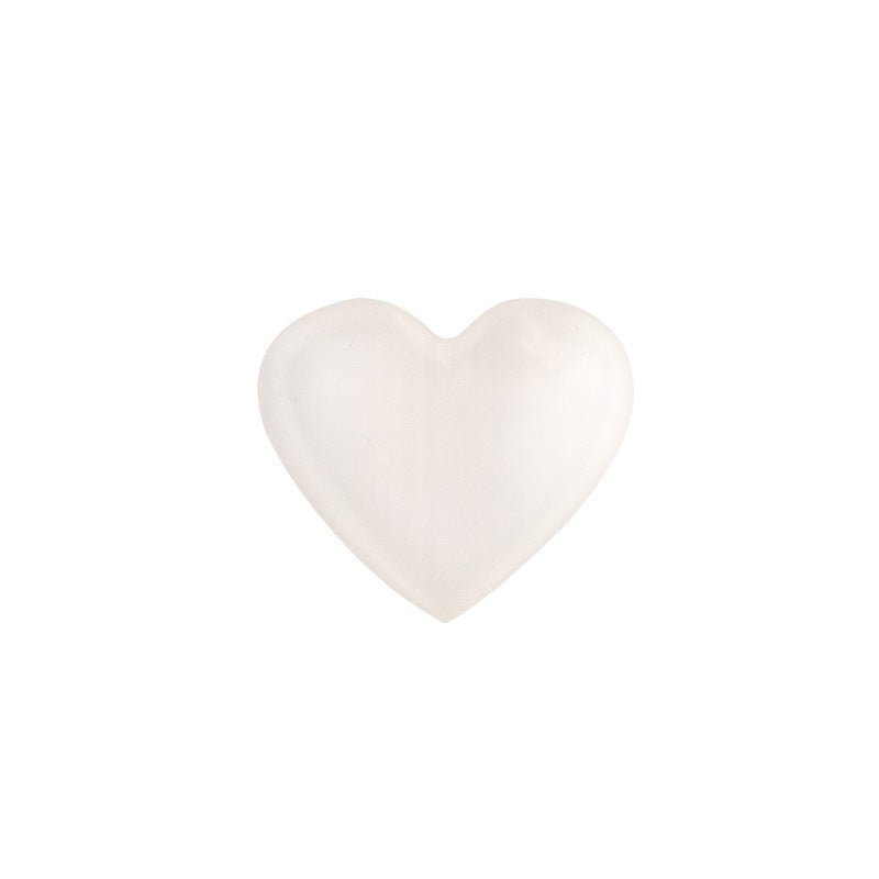 Orange White Selenite Polished Hearts Ornaments GEMROCKY-Carvings-White 5*4.5*2cm-