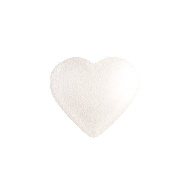 Orange White Selenite Polished Hearts Ornaments GEMROCKY-Carvings-White 6*5*2.5cm-