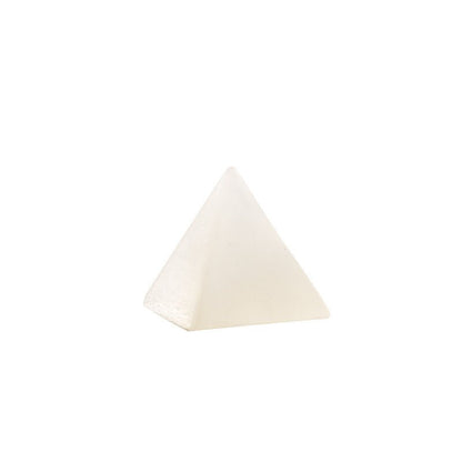 Orange White Selenite Pyramid Healing Ornaments GEMROCKY-Decoration-White 4*4cm-