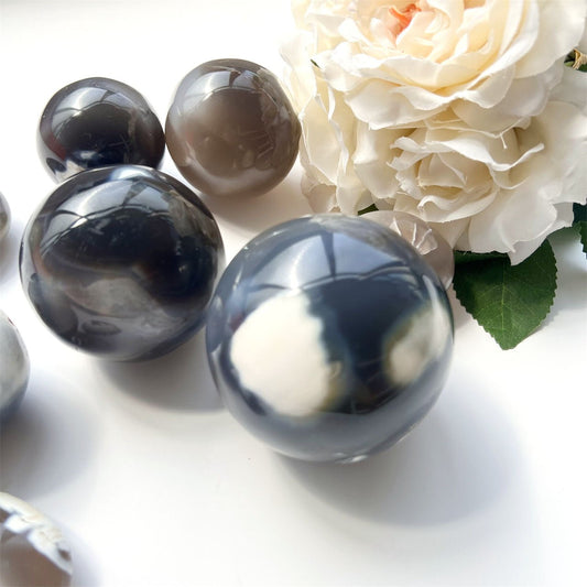 Orca Agate Spheres GEMROCKY-Spheres-