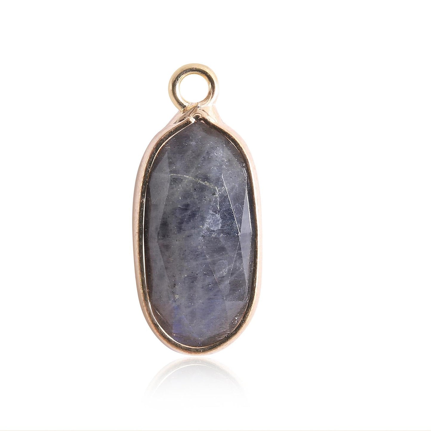 Oval Crystal Irregular Cut Pendants for Necklace GEMROCKY-Jewelry-Lolite-