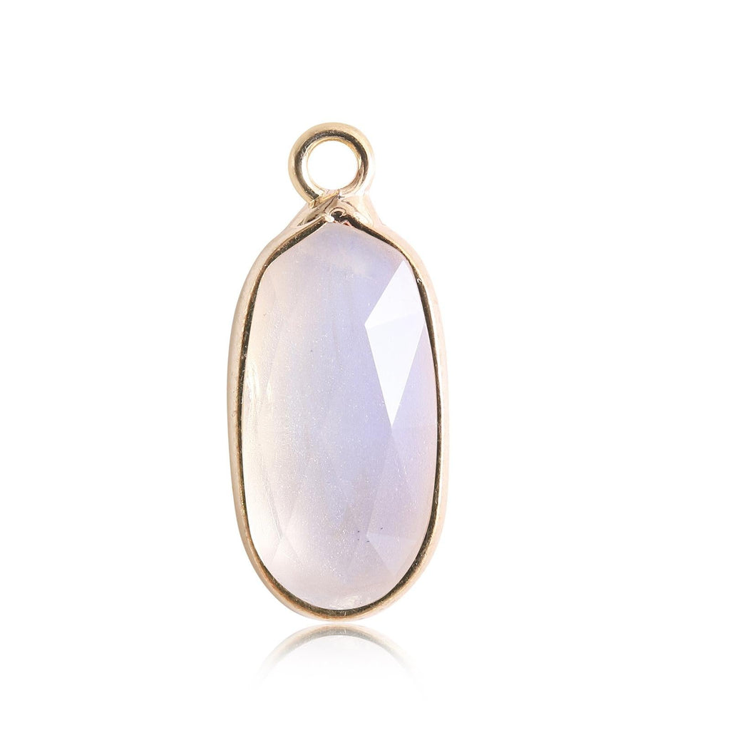 Oval Crystal Irregular Cut Pendants for Necklace GEMROCKY-Jewelry-Opalite-