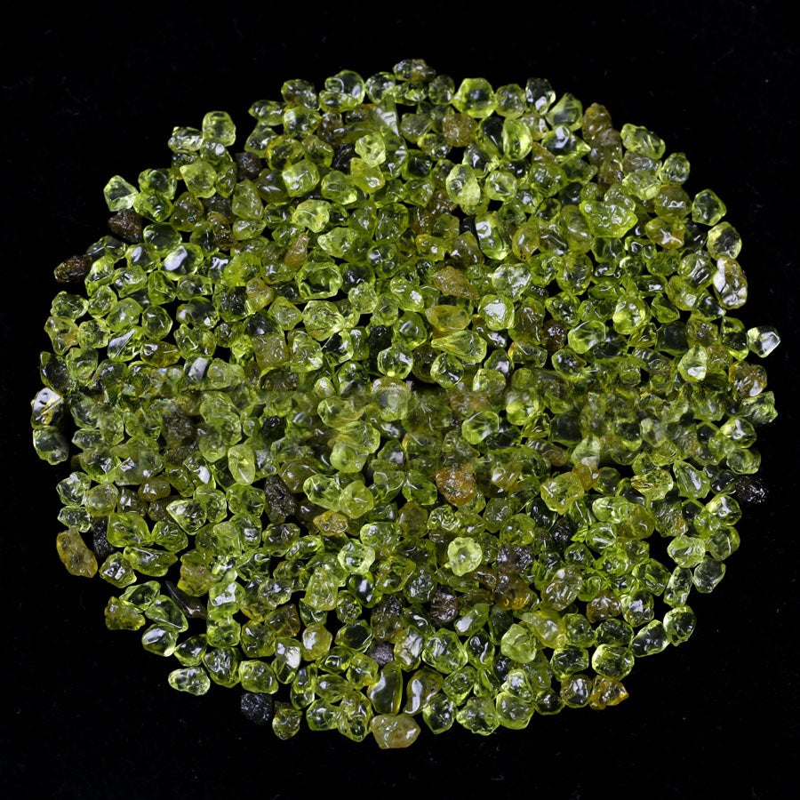 Peridot Chips GEMROCKY-Tumbles-