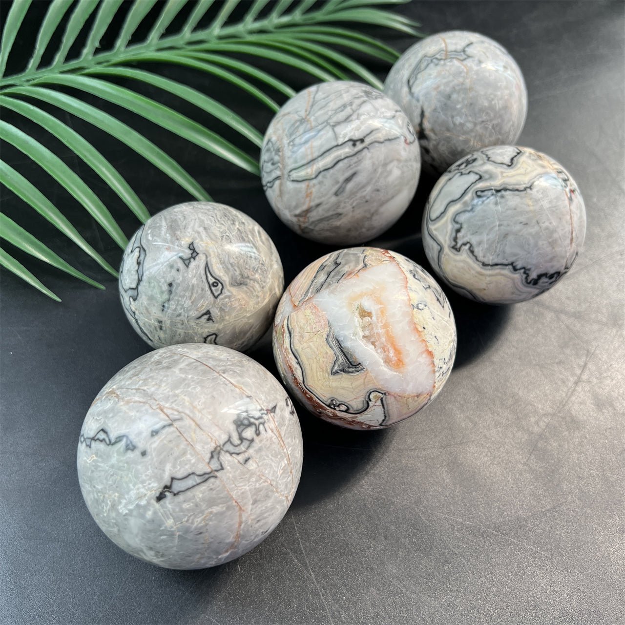 Picasso Jasper Spheres GEMROCKY-Spheres-