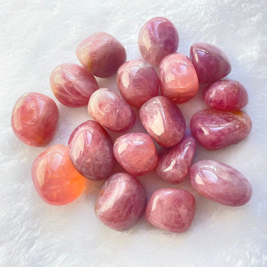 Pink Amethyst Tumble Stones GEMROCKY-Tumbles-