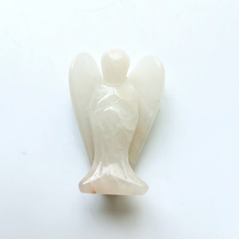 Pink Aventurine Angel 2 Inch GEMROCKY-Carvings-