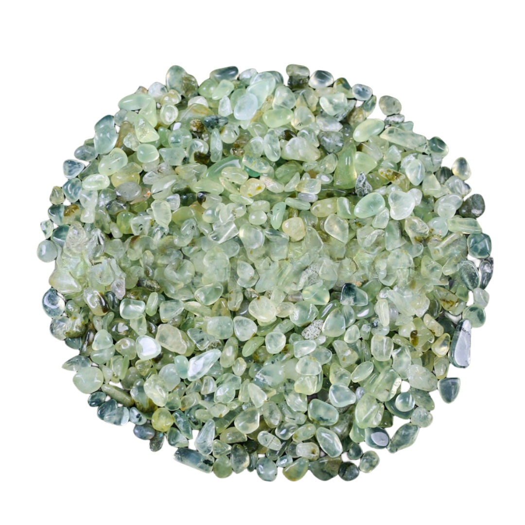 Prehnite Chips GEMROCKY-Tumbles-