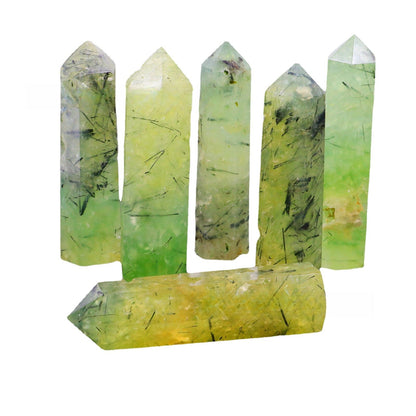 Prehnite Point Wands GEMROCKY-Point Wands-