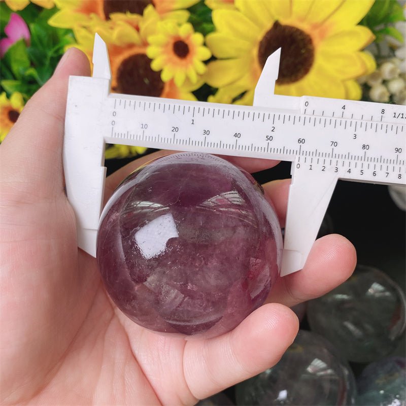 Rainbow Fluorite Spheres GEMROCKY-Spheres-