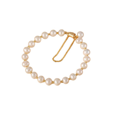 Real Pearls Hetian Jade Bead Bracelets GEMROCKY-Bracelets-