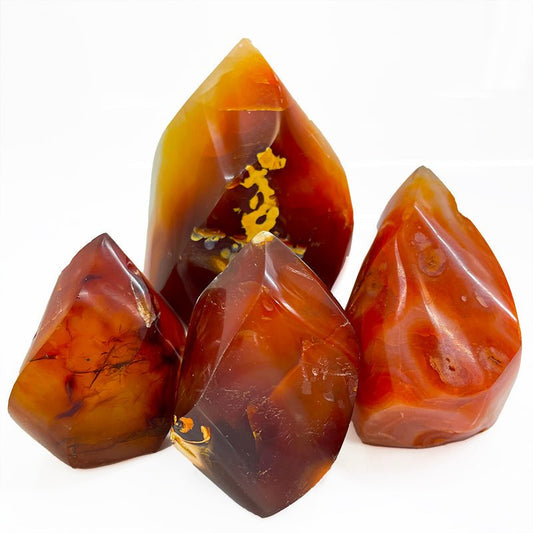 Red Agate Tower Carnelian Flame Ornaments GEMROCKY-Decoration-