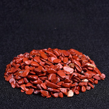 Red Jasper Chips GEMROCKY-Tumbles-