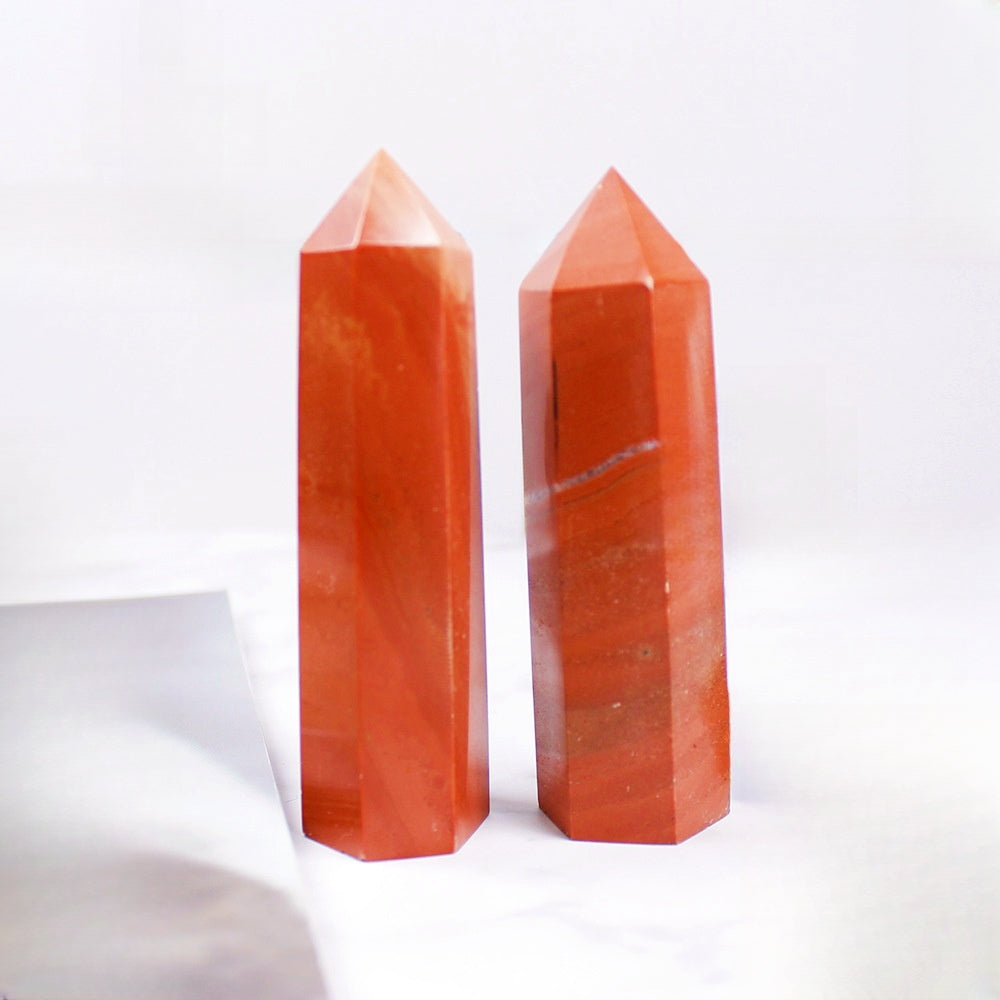 Red Jasper Point Wands GEMROCKY-Point Wands-