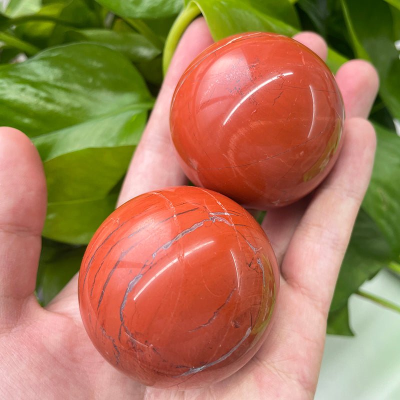 Red Jasper Spheres GEMROCKY-Spheres-