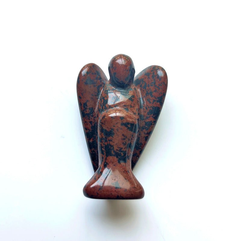 Red Obsidian Angel 2 Inch GEMROCKY-Carvings-