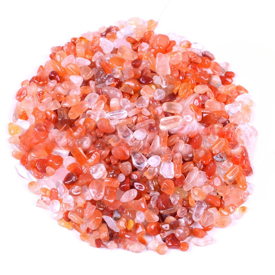 Red Rabbit Quartz Chips GEMROCKY-Tumbles-