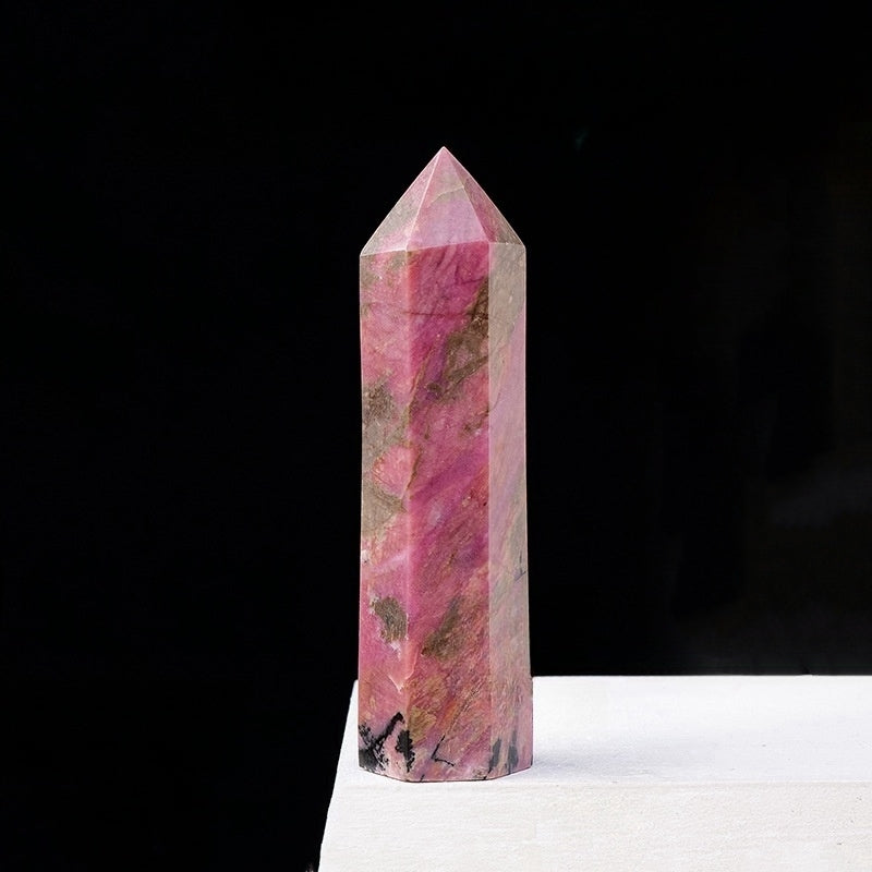 Red Rhodonite Point Wands GEMROCKY-Point Wands-