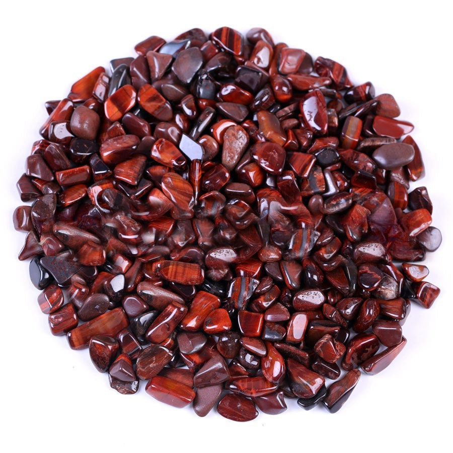 Red Tiger Eye Stone Chips GEMROCKY-Tumbles-