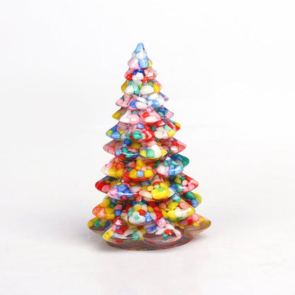 Resin Christmas Tree Resin Carvings GEMROCKY-Carvings-Colorful Jade-