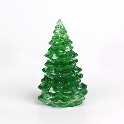 Resin Christmas Tree Resin Carvings GEMROCKY-Carvings-White Ceramics-