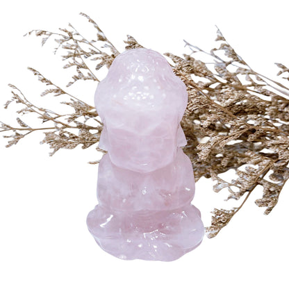 Roes Quartz Buddha Carvings GEMROCKY-Carvings-