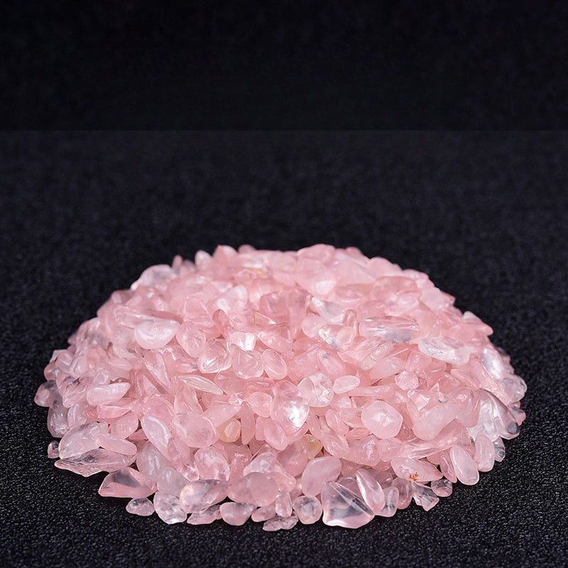 Rose Quartz Chips GEMROCKY-Tumbles-